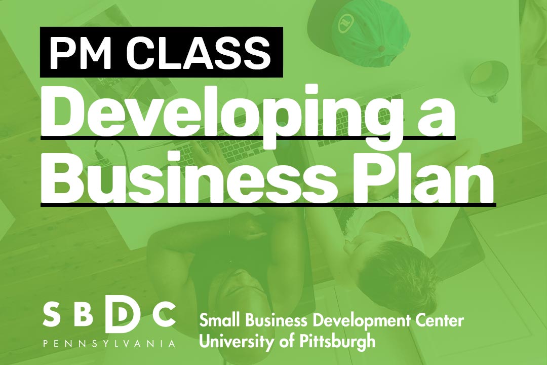 Developing a Business Plan PM Class banner