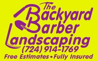 The Backyard Barber Landscaping logo