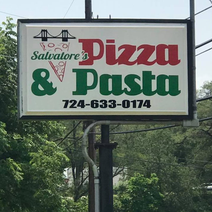 Salvatore's Pizza & Pasta sign